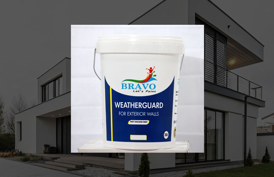 Bravo Paints-Weather Guard for Exterior Walls